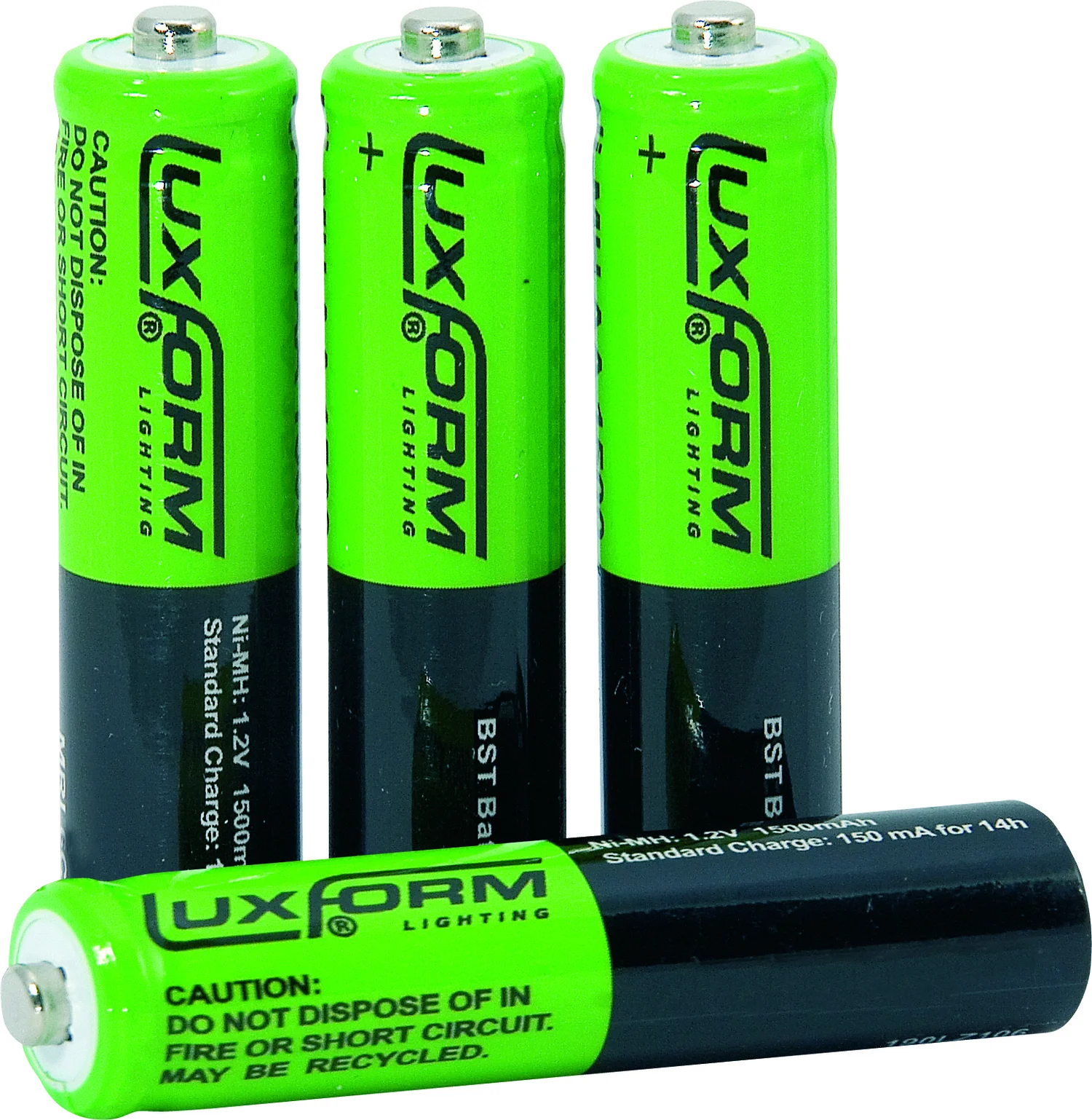 Luxform Lighting AAA oplaadbare batterij 4x 800 Mah NimH