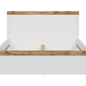 Bed 160×200 Hella Wit en Hout