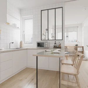 Glazen binnenraam BAYVIEW van aluminium 90 x 130 cm zwart Glazen binnenraam BAYVIEW van aluminium 90 x 130 cm zwart