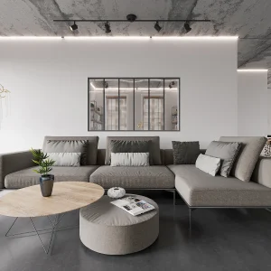 Glazen binnenraam BAYVIEW van aluminium met zwarte poedercoating Glazen binnenraam BAYVIEW van aluminium met zwarte poedercoating