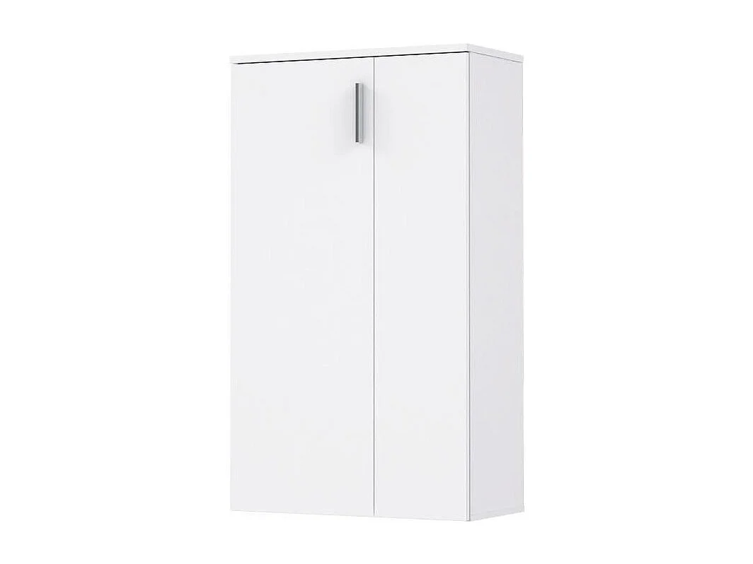 Hedendaagse mat witte schoenenkast - L 90 cm