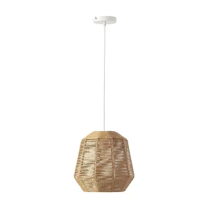 Hanglamp Akina van gevlochten papier, diameter 31 cm Hanglamp Akina van gevlochten papier, diameter 31 cm