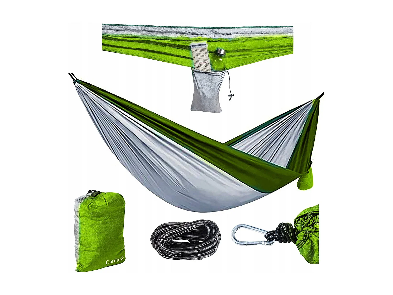 Hangmat Camping Santiago 260x140cm Licht en Duurzaam voor Wandelen en Kamperen