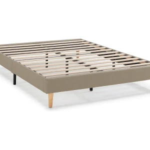 Gestoffeerd bed Aura 140×200 cm Beige Gestoffeerd bed Aura 140×200 cm Beige