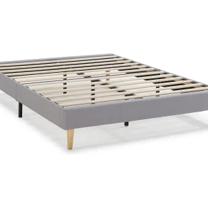 Grijze Aura gestoffeerde bedbodem 140×200 cm Grijze Aura gestoffeerde bedbodem 140×200 cm