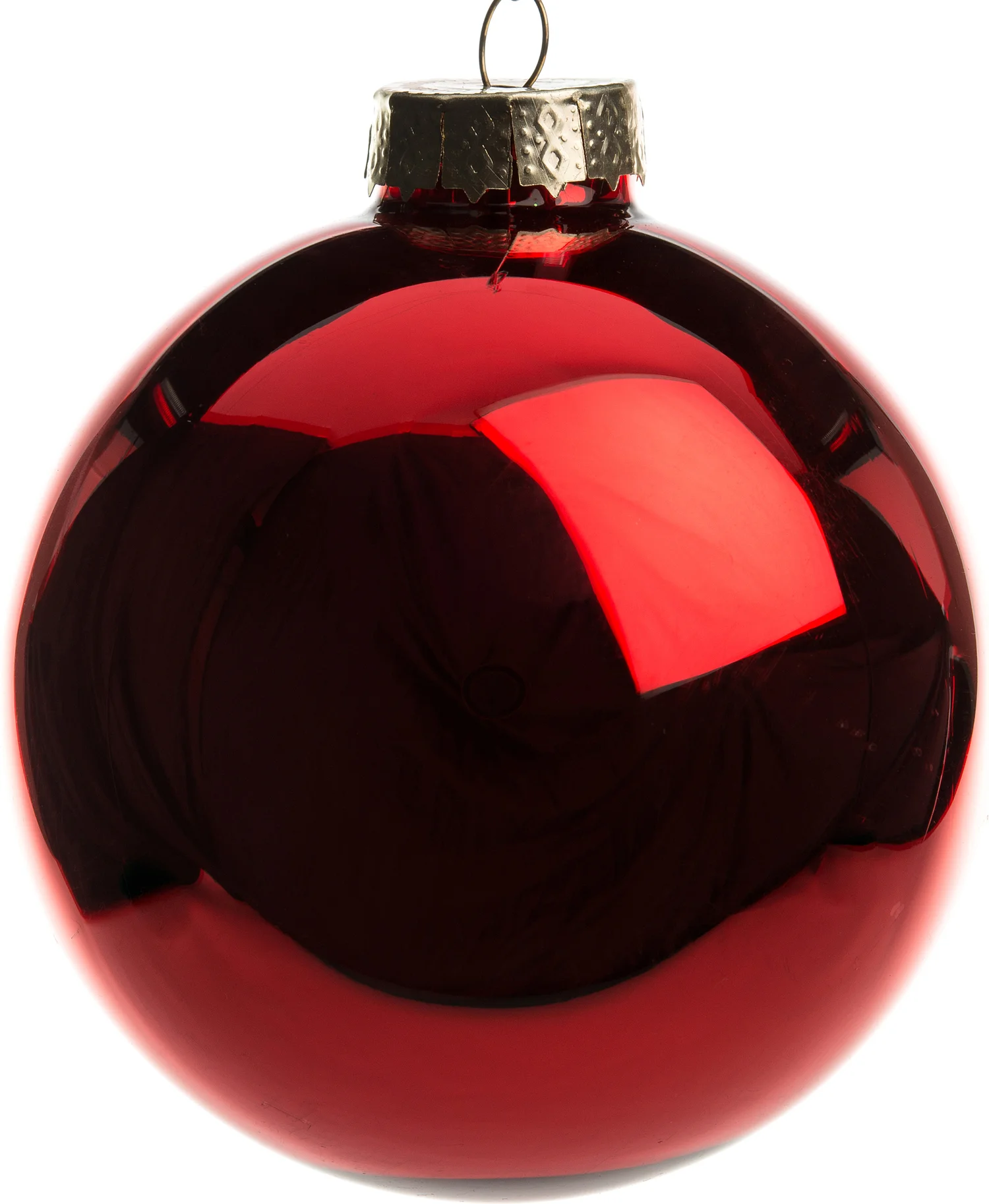 Intratuin kerstbal rood D 10 cm 4 stuks