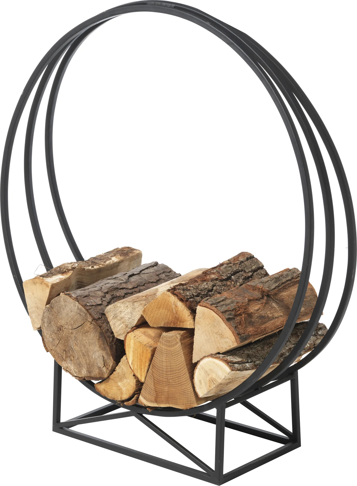 Intratuin houtrek rond zwart 79 x 25 x 90 cm