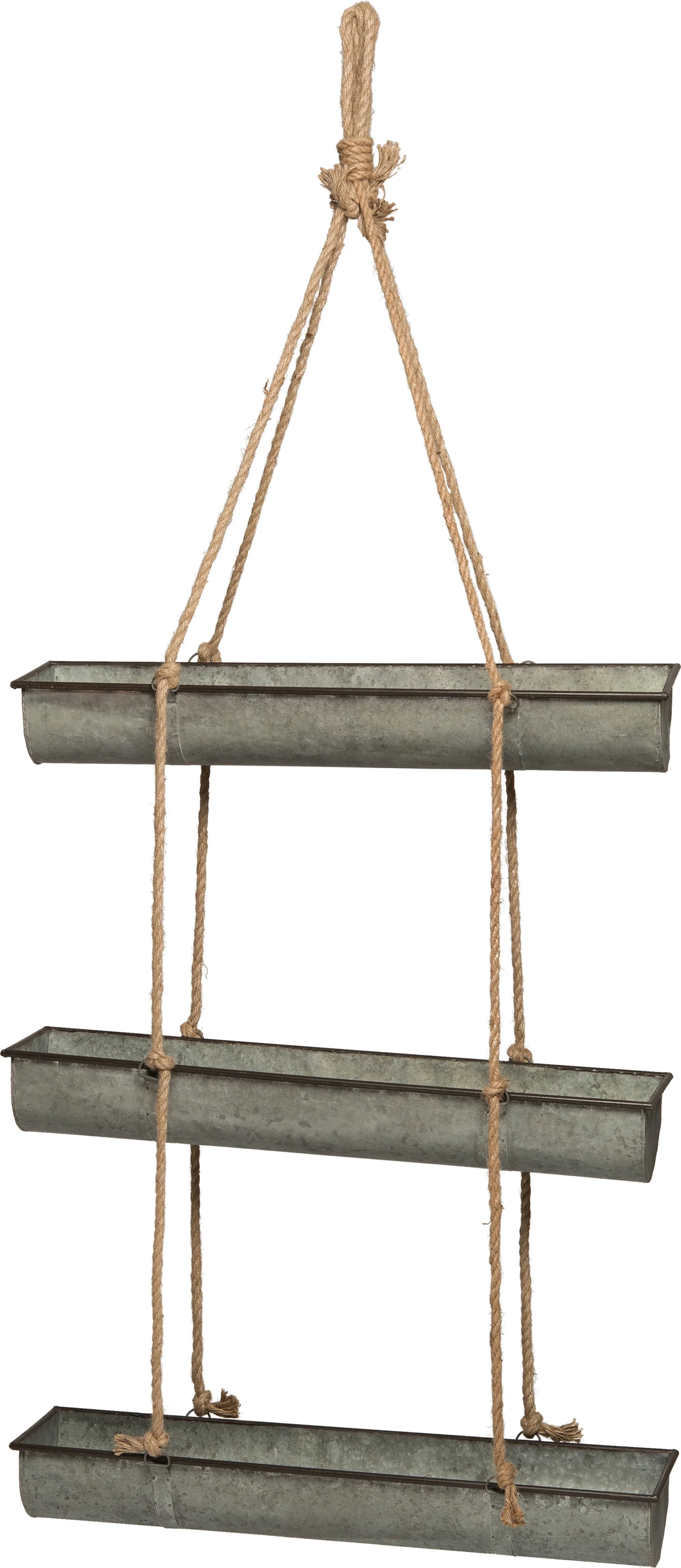 Intratuin hangpot grijs 70 x 18 x 120 cm