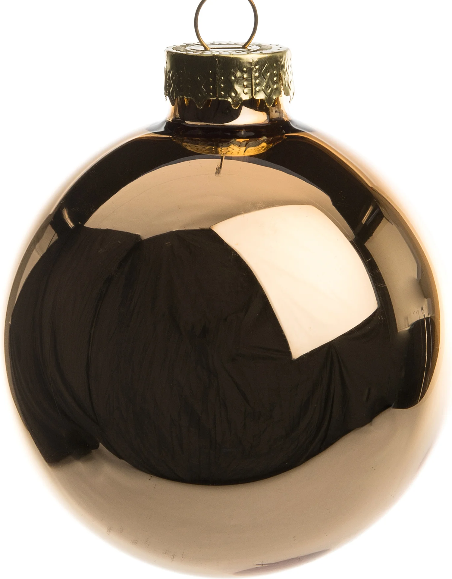 Intratuin kerstbal taupe glanzend D 7 cm 8 stuks