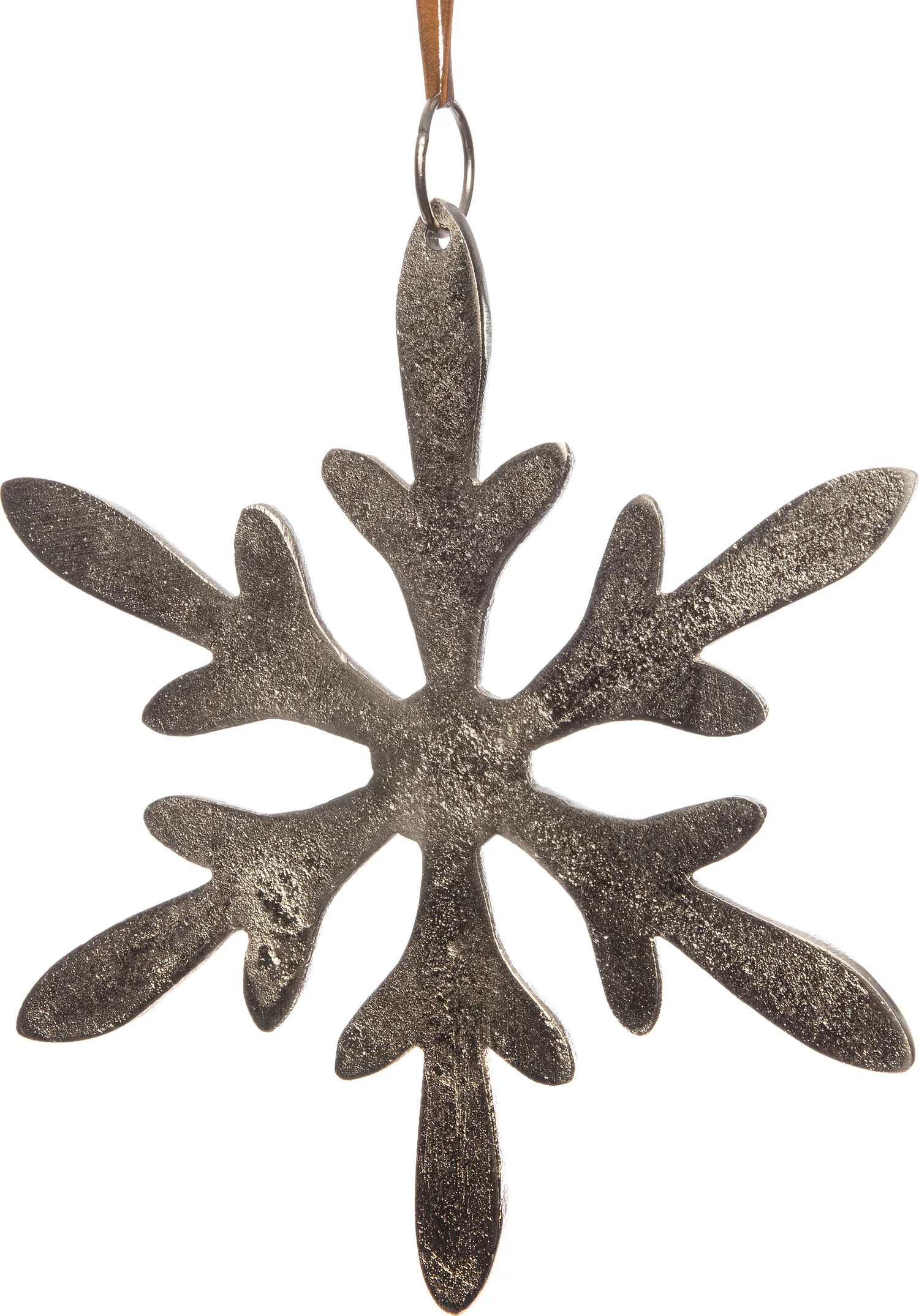 Intratuin hanger sneeuwvlok 18 x 1 x 18 cm zilver