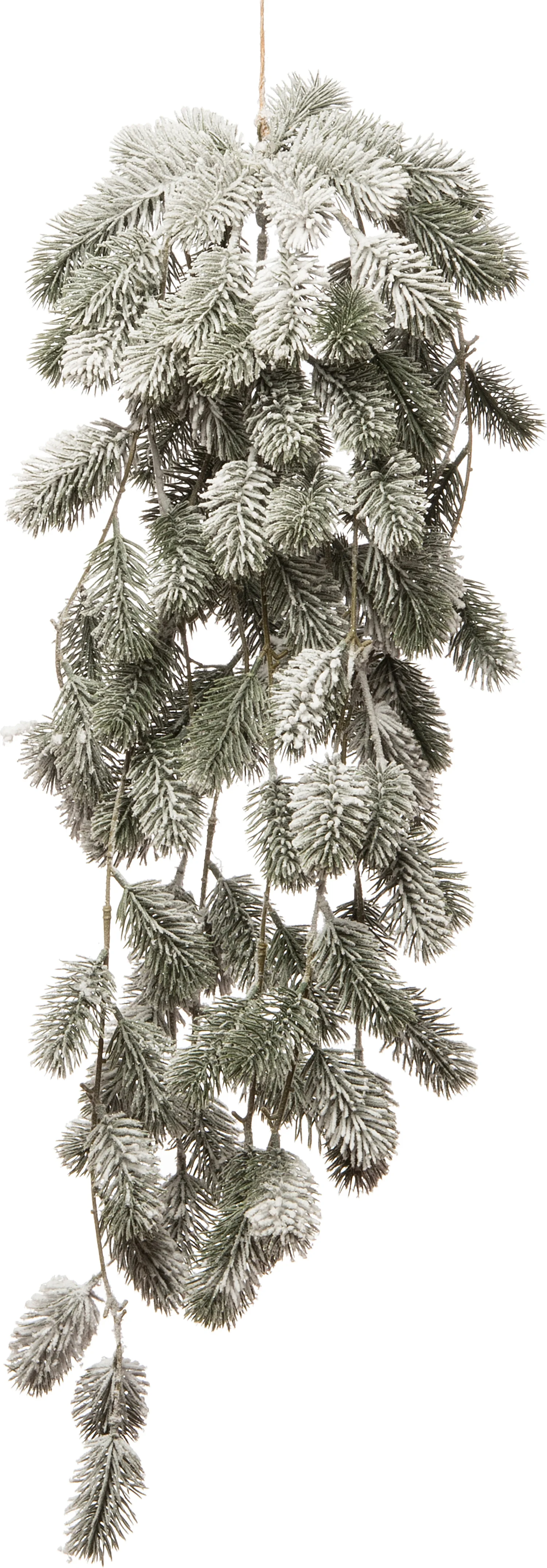 Intratuin kunststof hangplant met dennenappel 70 x 25 x 20 cm