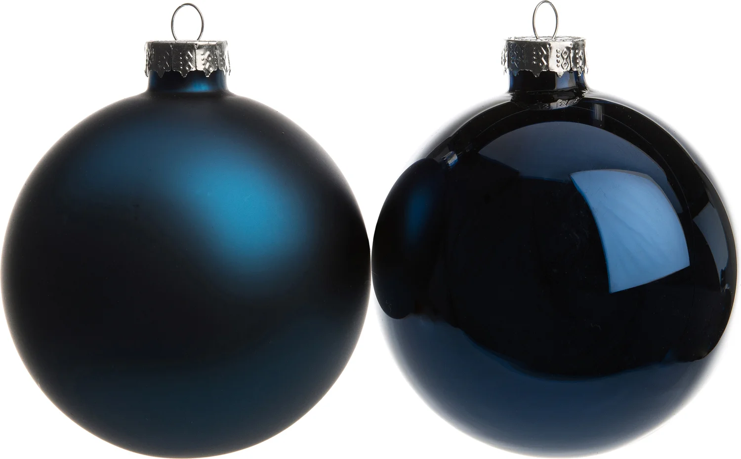 Intratuin kerstbal mix blauw D 7 cm 8 stuks