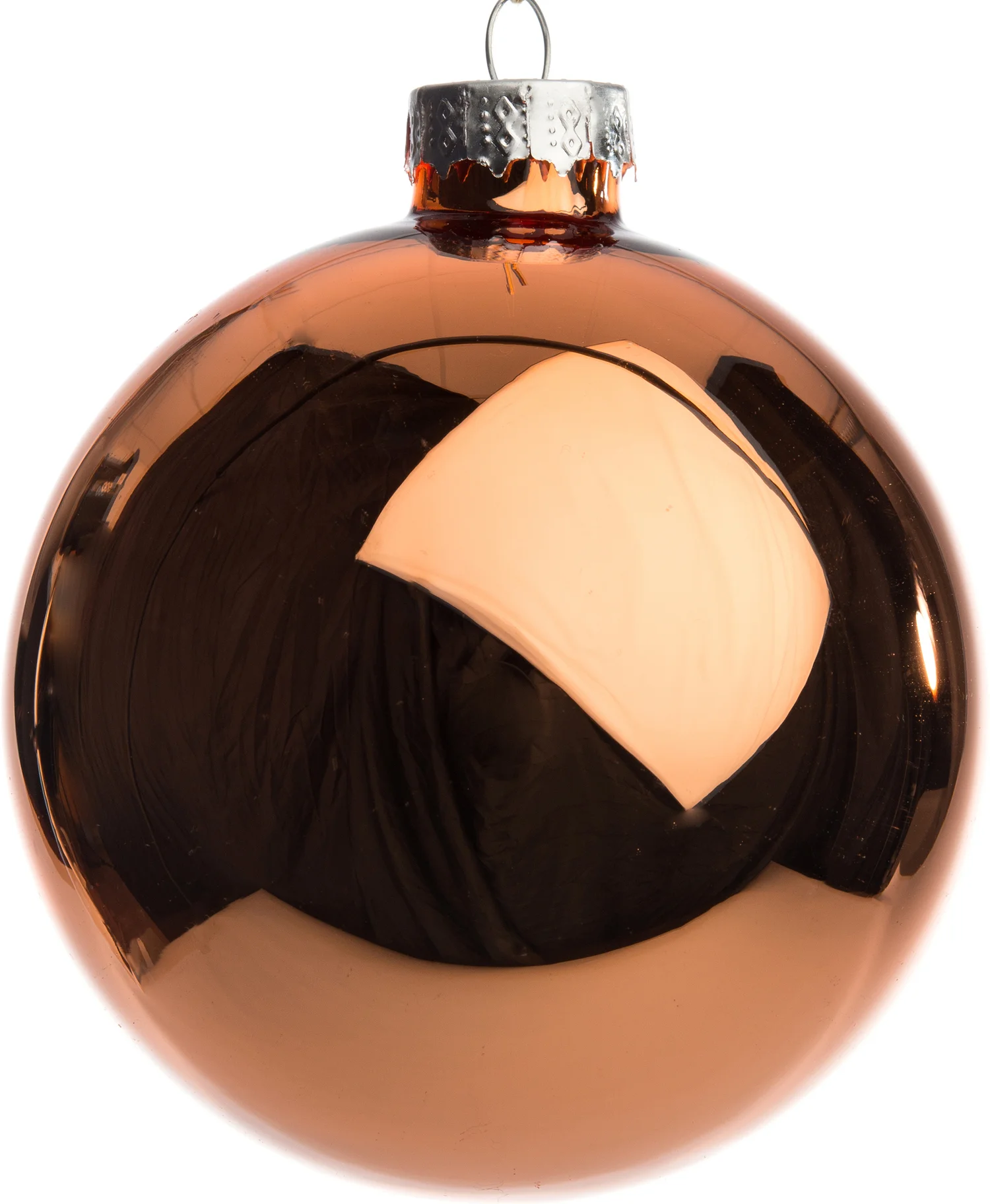 Intratuin kerstbal oranje D 8 cm 6 stuks oranje