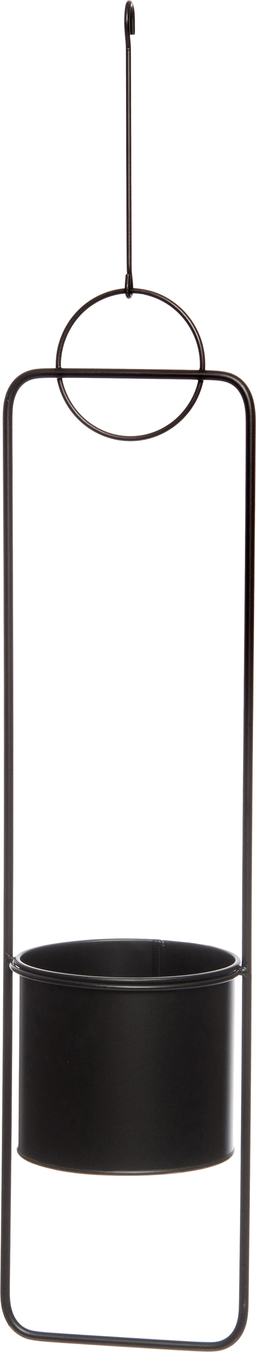 Intratuin hangpot zwart 17 x 15,5 x 88,5 cm