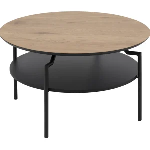 Gold salontafel Ø80 cm zwart. Gold salontafel Ø80 cm zwart.