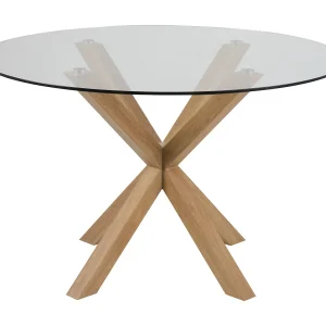 Helium eettafel, glas.