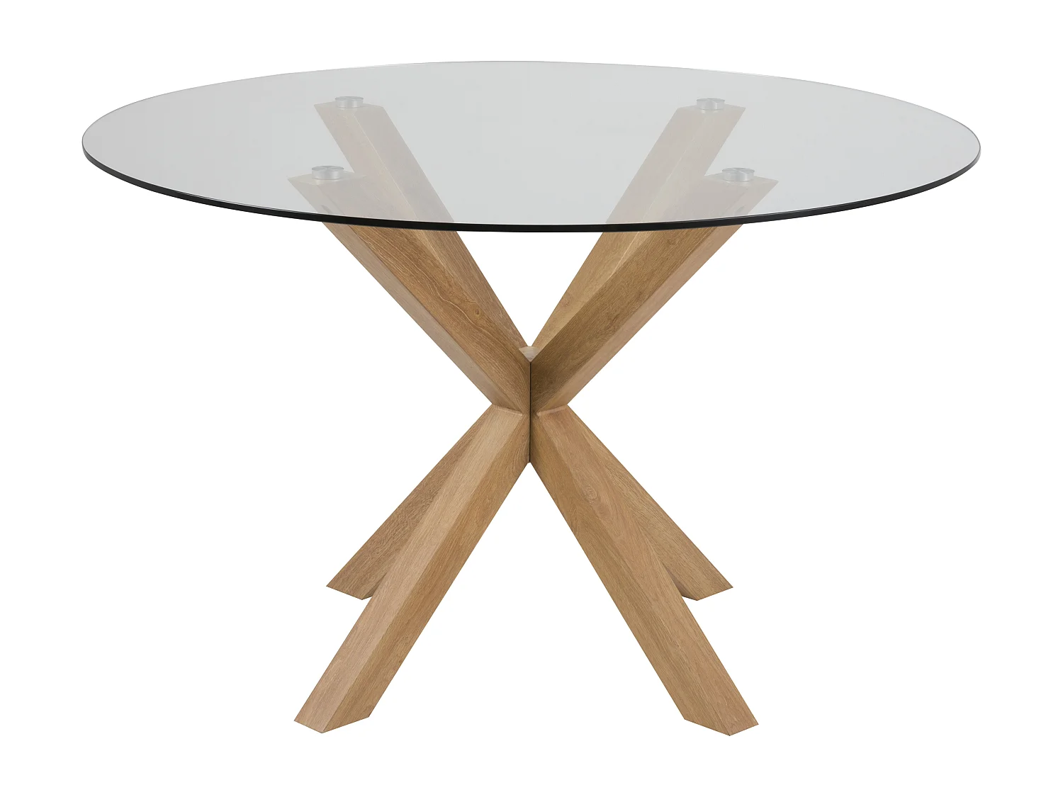 Helium eettafel, glas.