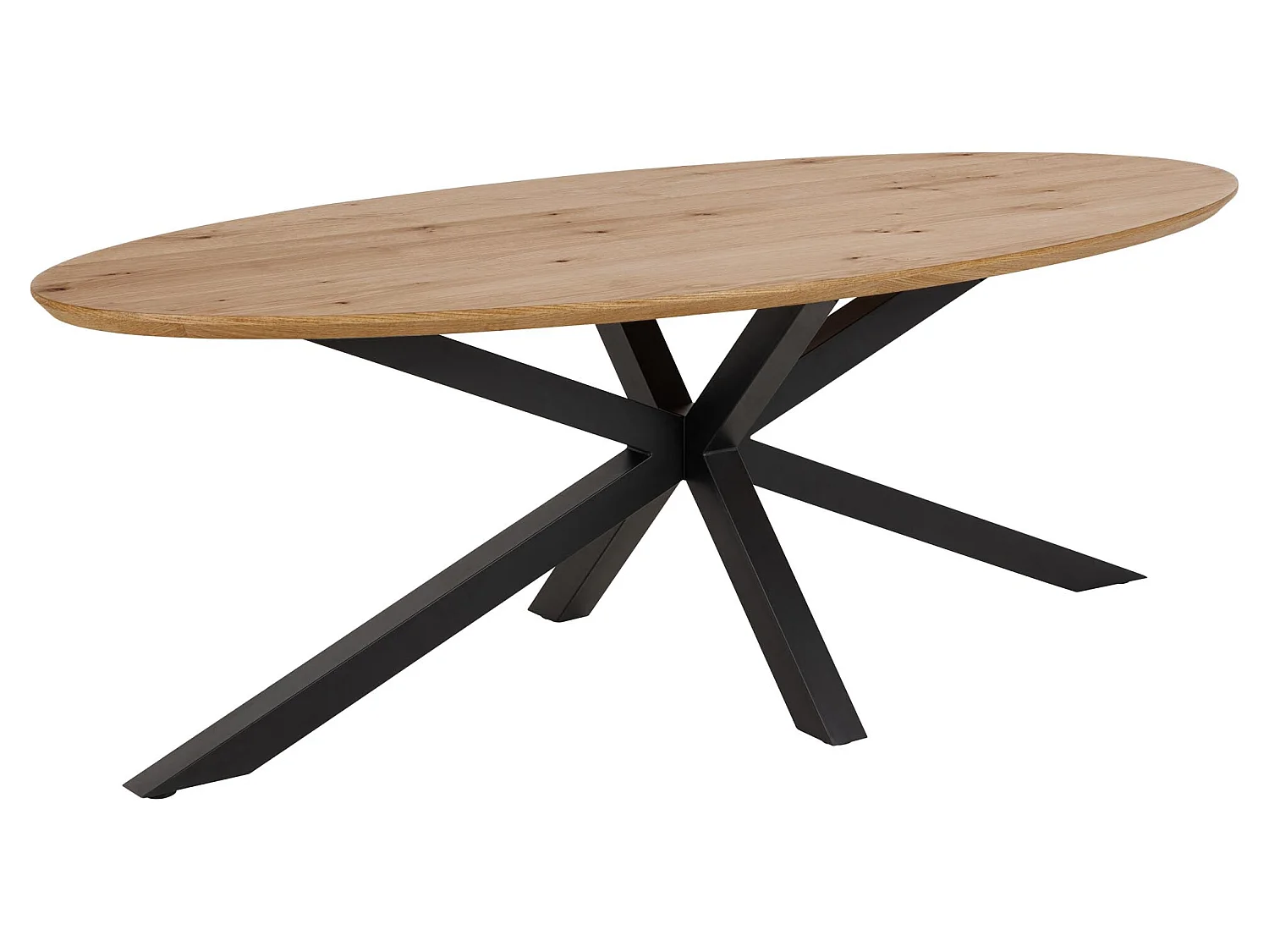 Heavir eetkamertafel 100x220cm wild eik decor.