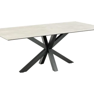 Heavir eetkamertafel 100x200cm grijs.