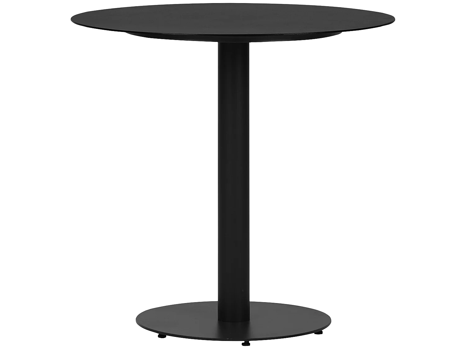 Hector tuintafel Ø70 cm zwart.