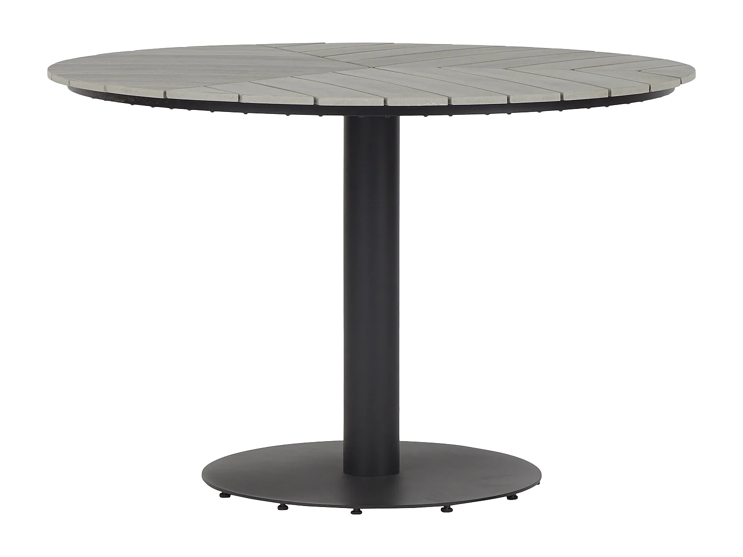 Hector tuintafel Ø110 cm grijs.