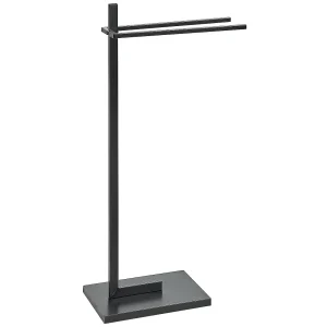 Handdoekrek zwart 45 x 86 cm SELVA Handdoekrek zwart 45 x 86 cm SELVA