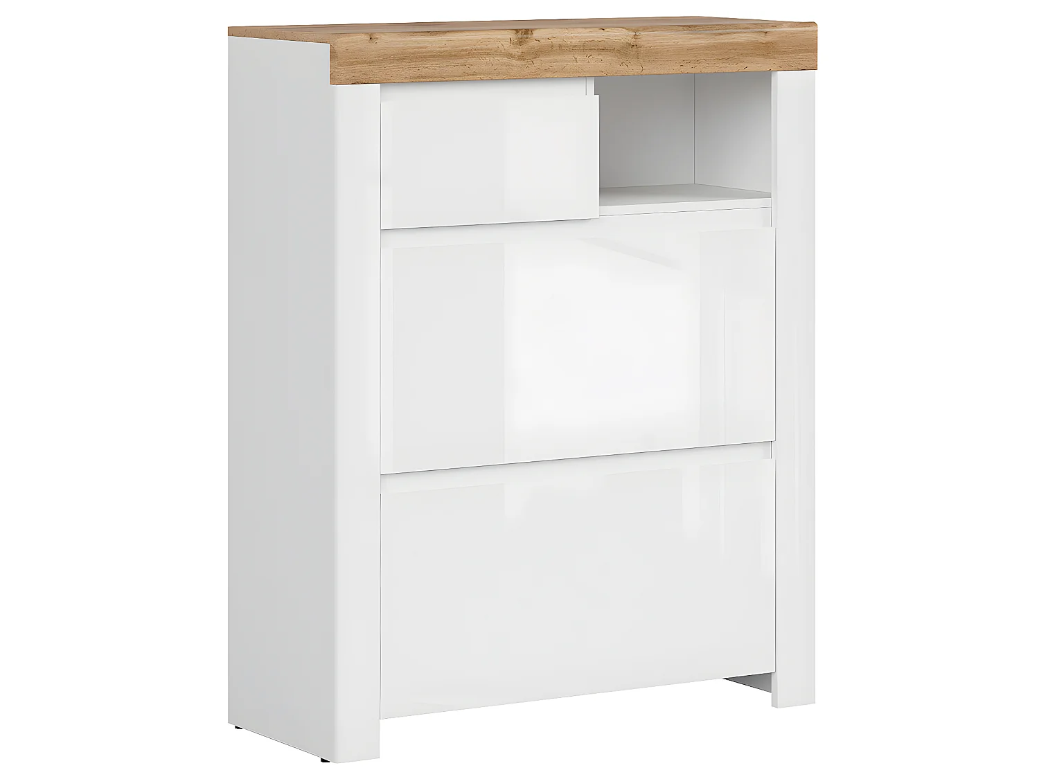 Hella Schoenenkast Wit en Hout