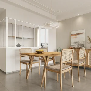 Glazen hoekbinnenraam in industriële stijl in gepoederlakt aluminium – L180 x L150 x H105 – Wit – BAYVIEW Glazen hoekbinnenraam in industriële stijl in gepoederlakt aluminium – L180 x L150 x H105 – Wit – BAYVIEW