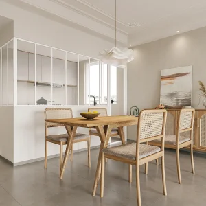 Glazen hoekbinnenraam in industriële stijl in gepoederlakt aluminium – L210 x L150 x H105 – Wit – BAYVIEW Glazen hoekbinnenraam in industriële stijl in gepoederlakt aluminium – L210 x L150 x H105 – Wit – BAYVIEW