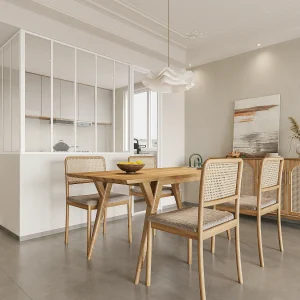 Glazen hoekbinnenraam in industriële stijl in gepoederlakt aluminium – L150 x L150 x H130 – Wit – BAYVIEW Glazen hoekbinnenraam in industriële stijl in gepoederlakt aluminium – L150 x L150 x H130 – Wit – BAYVIEW