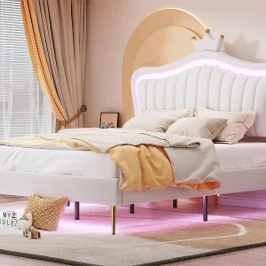 Gestoffeerd bed met hoofdeinde 140 x 200 cm – linnenstof – inclusief boxspring – linnenkleur Gestoffeerd bed met hoofdeinde 140 x 200 cm – linnenstof – inclusief boxspring – linnenkleur
