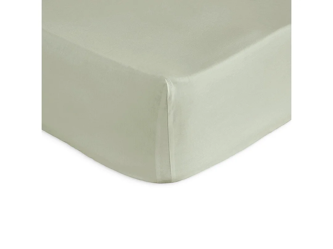 Guy Laroche PURE groen hoeslaken 180x200 + 28 cm