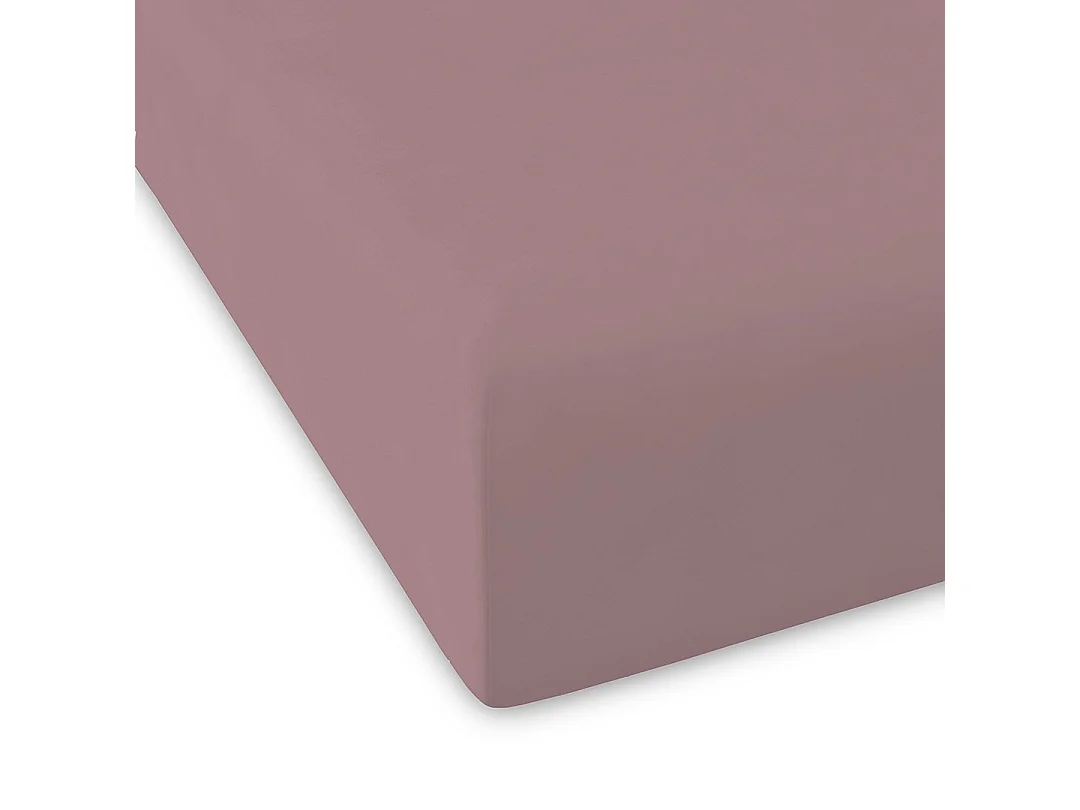 Guy Laroche Puur paars hoeslaken 90x200 + 28 cm