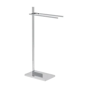 Handdoekrek zilver 45 x 86 cm SELVA Handdoekrek zilver 45 x 86 cm SELVA
