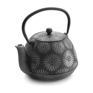 Gietijzeren theepot Bali 1,2L met verwijderbaar roestvrijstalen filter Gietijzeren theepot Bali 1,2L met verwijderbaar roestvrijstalen filter