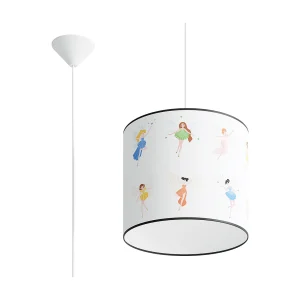 Hanglamp WRÓŻKI modern van – 1 lichtbronnen – L.30 x H.95 cm – veelkleurig Hanglamp WRÓŻKI modern van – 1 lichtbronnen – L.30 x H.95 cm – veelkleurig
