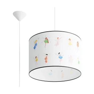 Hanglamp WRÓŻKI modern van – 1 lichtbronnen – L.40 x H.95 cm – veelkleurig Hanglamp WRÓŻKI modern van – 1 lichtbronnen – L.40 x H.95 cm – veelkleurig