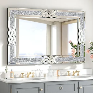 Grote spiegeldecoratie rechthoekige decoratieve wandspiegel wandspiegels designlijst voor thuis 90x60cm Grote spiegeldecoratie rechthoekige decoratieve wandspiegel wandspiegels designlijst voor thuis 90x60cm