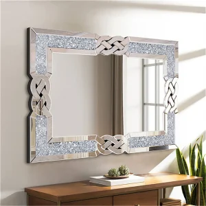 Grote decoratieve spiegel woonkamer rechthoekige decoratieve wandspiegel design wandspiegels 100x70cm