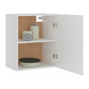 Bovenkast Lyon 50x31x60 cm bewerkt hout wit