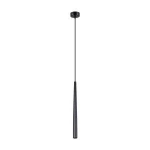 Hanglamp BLISS modern van – 1 lichtbronnen – L.8 x H.118 cm – zwart Hanglamp BLISS modern van – 1 lichtbronnen – L.8 x H.118 cm – zwart