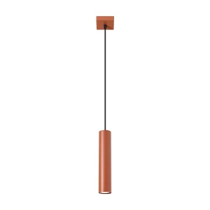 Hanglamp LAGOS zolder van – 1 lichtbronnen – L.8 x H.118 cm – rode oker Hanglamp LAGOS zolder van – 1 lichtbronnen – L.8 x H.118 cm – rode oker