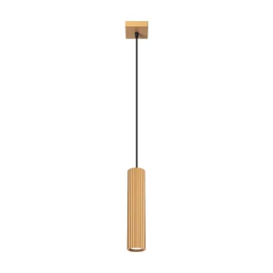 Hanglamp KARBON minimalistisch van – 1 lichtbronnen – L.8 x H.118 cm – gouden Hanglamp KARBON minimalistisch van – 1 lichtbronnen – L.8 x H.118 cm – gouden