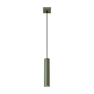 Hanglamp LAGOS zolder van – 1 lichtbronnen – L.8 x H.118 cm – olijfgroen Hanglamp LAGOS zolder van – 1 lichtbronnen – L.8 x H.118 cm – olijfgroen