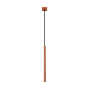 Hanglamp PASTELO modern van – 1 lichtbronnen – L.8 x H.114 cm – rode oker Hanglamp PASTELO modern van – 1 lichtbronnen – L.8 x H.114 cm – rode oker