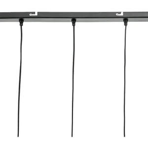 Hanglamp Orion – Zwart glas – 3-lamps Design
