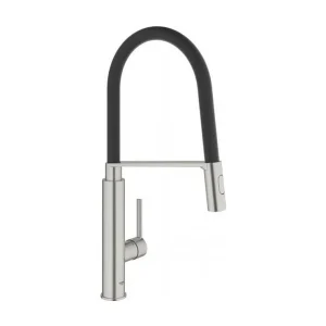 GROHE Keukenkraan met Hoge Uitloop en Uittrekbare Handdouche Supersteel GROHE Keukenkraan met Hoge Uitloop en Uittrekbare Handdouche Supersteel
