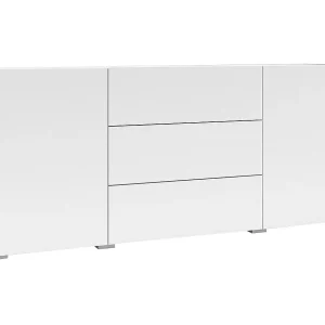 Glora Wit 2-deurs dressoir met 3 laden