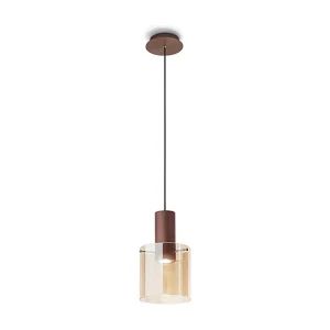 Hanglamp van amberkleurig glas, serie 6664, modern design plafondlamp, GU10 fitting, max. 35W, diameter 20 cm, in hoogte verstelbaar – Perenz Hanglamp van amberkleurig glas, serie 6664, modern design plafondlamp, GU10 fitting, max. 35W, diameter 20 cm, in hoogte verstelbaar – Perenz