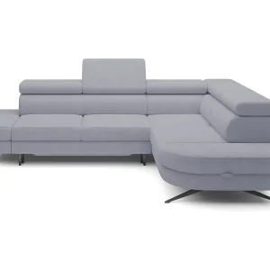 Hoekbank OTIS met slaapfunctie 131×207 cm, verstelbare hoofdsteunen, AURORA, rechteropstelling, 276x218x97 cm, lichtgrijs Hoekbank OTIS met slaapfunctie 131×207 cm, verstelbare hoofdsteunen, AURORA, rechteropstelling, 276x218x97 cm, lichtgrijs